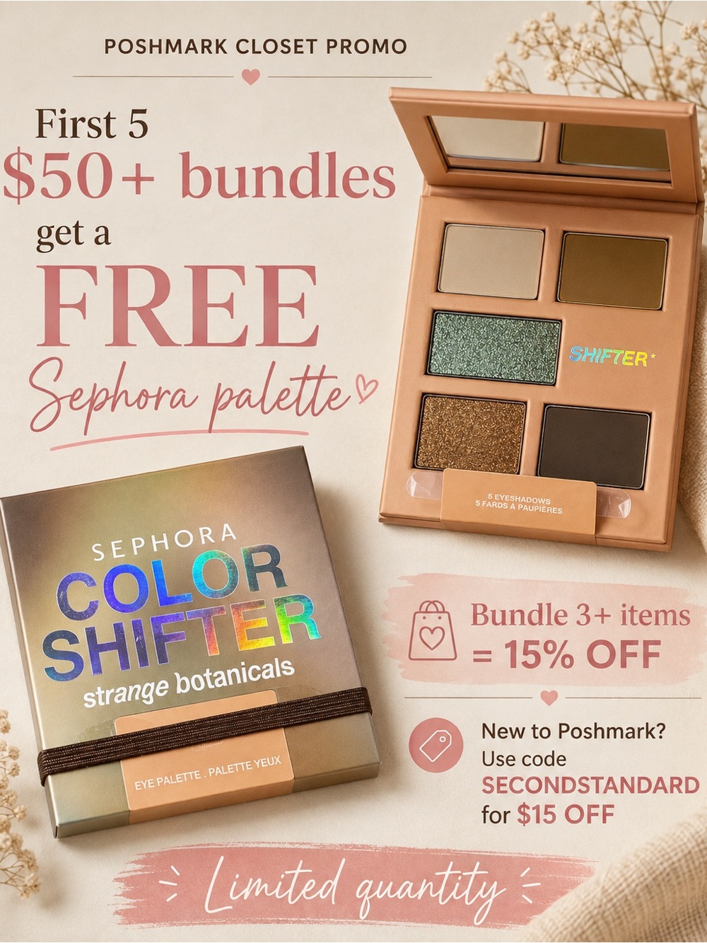 🎁 FREE SEPHORA PALETTE PROMO — ONLY 4 AVAILABLE!